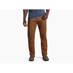 Kuhl Rydr Gun Metal Khaki Euro Dye Canvas Pants 33x30 Outdoors Hiking Work